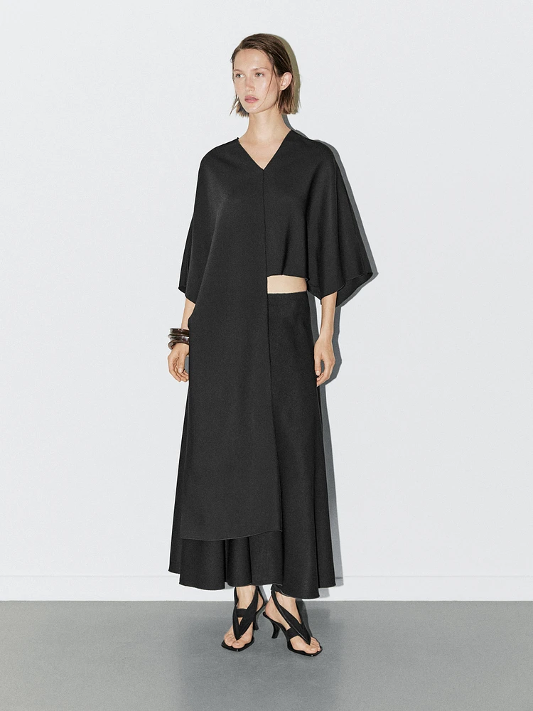 Flowing flounce skirt - STUDIO