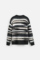 GEOMETRIC JACQUARD SWEATER