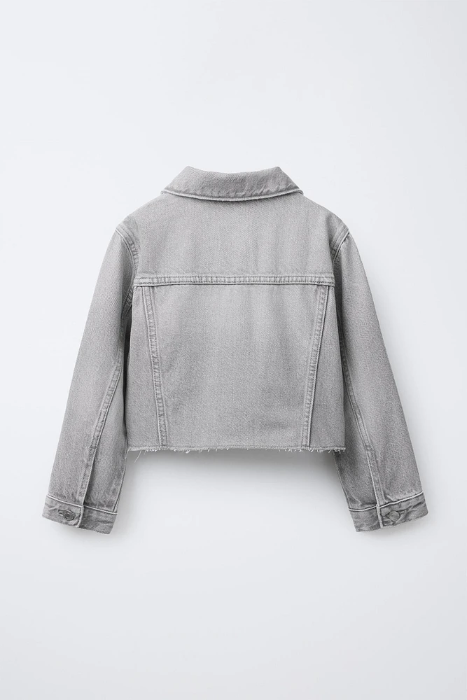 CROPPED DENIM JACKET