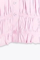 RUCHED CROP TOP