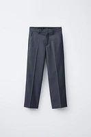 TEXTURED SUIT PANTS