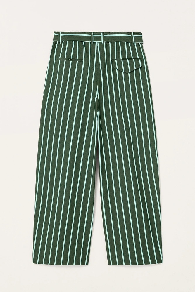 PANTALON COUPE LARGE RAYURES ÉDITION LIMITÉE
