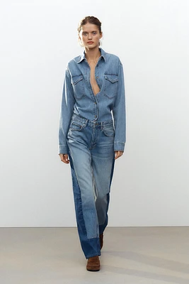 JEAN COLLECTION ZW DROIT À TAILLE MI-HAUTE