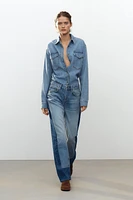 STRAIGHT CUT MID RISE JEANS ZW COLLECTION
