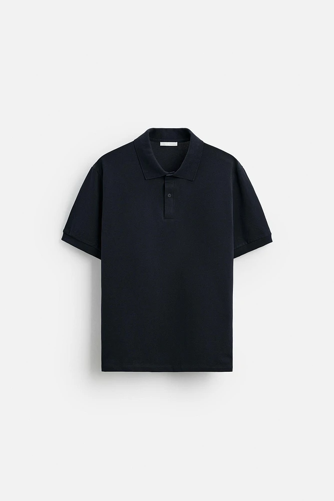 BASIC TEXTURED WEAVE PIQUÉ POLO
