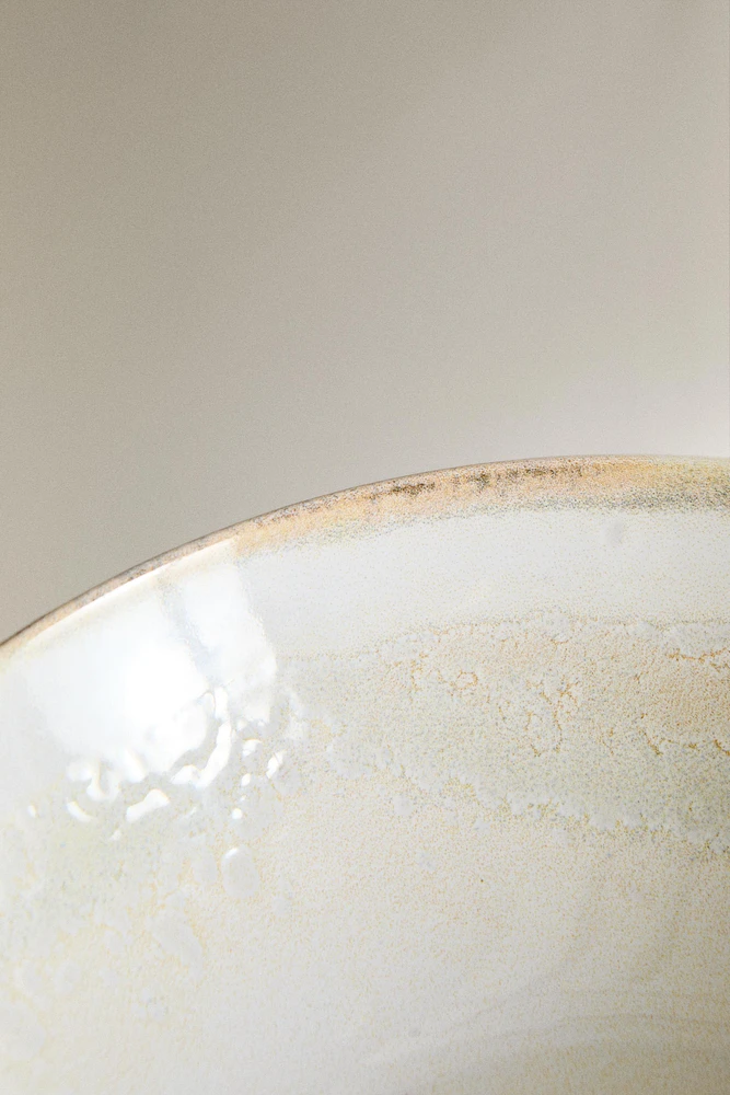 STONEWARE SALAD BOWL