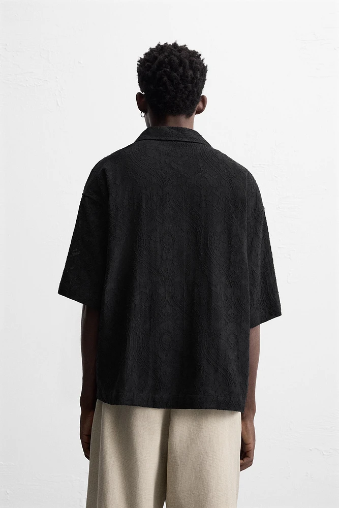 RELAXED FIT JACQUARD SHIRT
