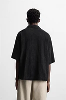 RELAXED FIT JACQUARD SHIRT