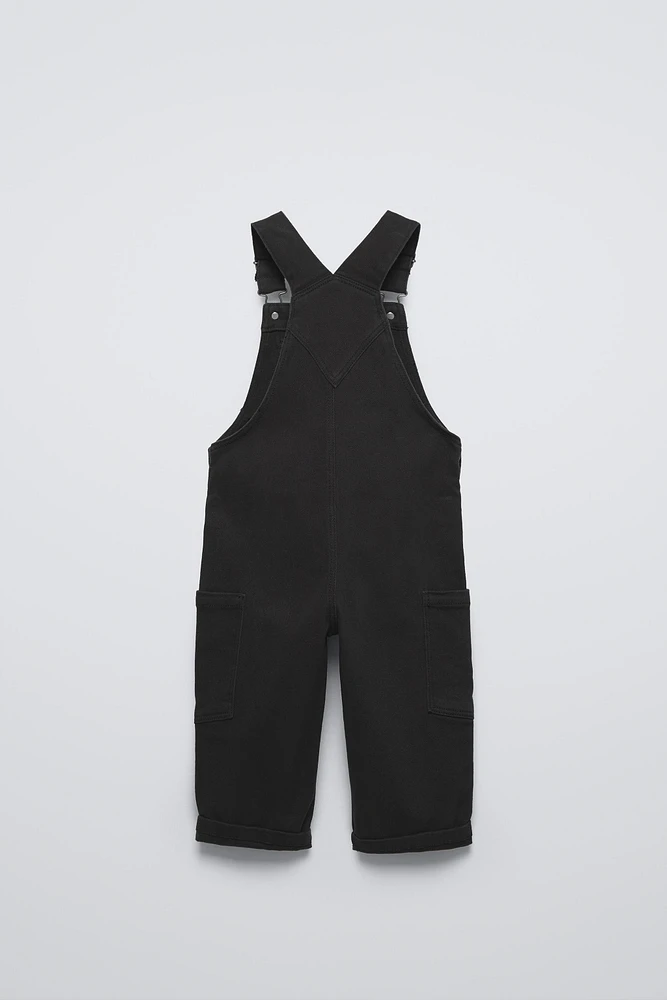 LONG DENIM OVERALLS