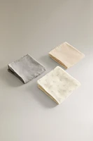 MINISERVIETTE DE BAIN ENFANT MINIFLEUR (LOT DE 3)
