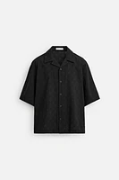 GEOMETRIC EMBROIDERED SHIRT