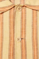 CHEMISE À RAYURES 100 % LIN ÉDITION LIMITÉE