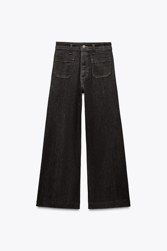 ZW COLLECTION HIGH WAIST WIDE LEG JEANS