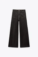 ZW COLLECTION HIGH WAIST WIDE LEG JEANS