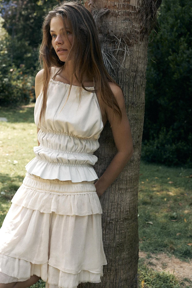 TOP HALTER 100 % CUIR ÉDITION LIMITÉE