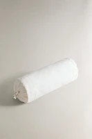 CHILDREN'S BOLSTER CUSHION WITH EMBROIDERED DESIGN