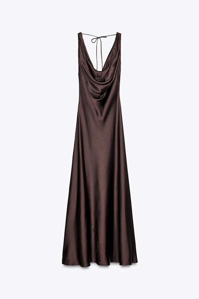 ROBE LONGUE SATINÉE ZW COLLECTION