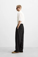 FLOWY PLEATED PANTS
