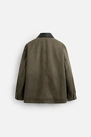 WASHED CONTRAST JACKET