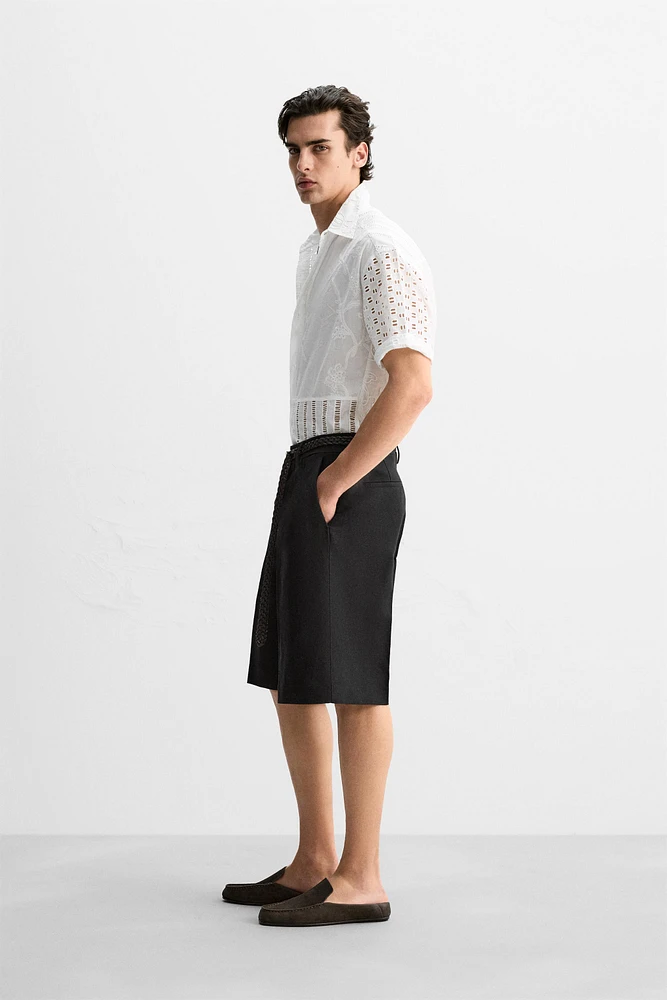 CHEMISE PATCHWORK BRODERIE AJOURÉE