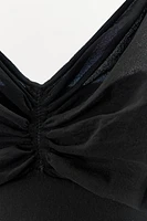 RUCHED DEMI BRA