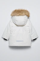 WATER REPELLENT AND WINDPROOF FAUX FUR HOOD SNOW JACKET SKI COLLECTION