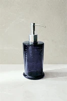 BLUE GLASS SOAP DISPENSER
