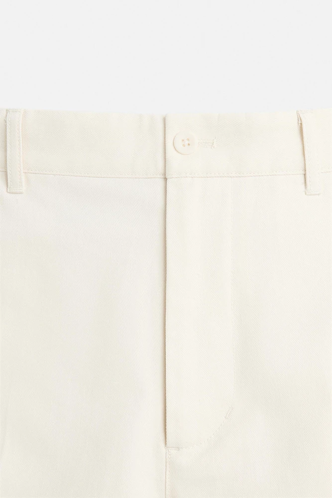 PANTALON REGULAR FIT À CHEVRONS
