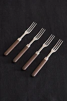 SET OF FORKS WITH RESIN HANDLE (SET OF 4)