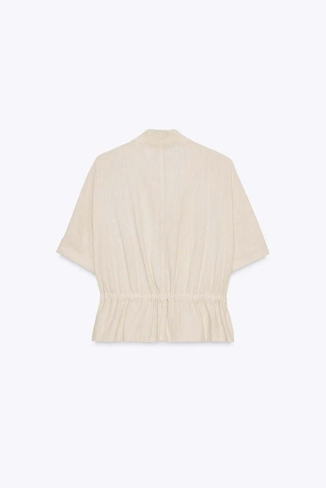 CHEMISE SAFARI AVEC LIN