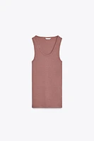 COTTON MODAL TANK TOP