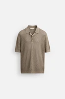 POLO EN MAILLE STRUCTURÉE