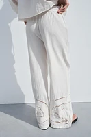 PANTALON DE PYJAMA BRODÉ ZW COLLECTION