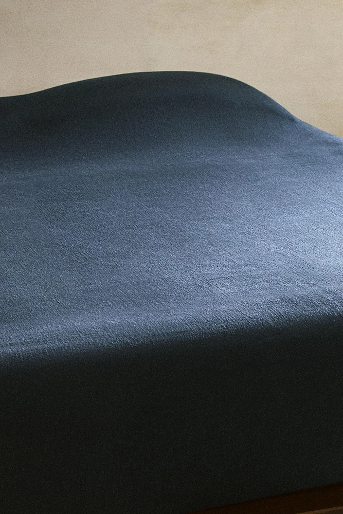 PLAIN LINEN BEDSPREAD
