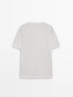T-shirt léger en lin mélangé