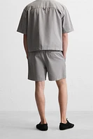 RELAXED FIT WASHED SHORTS