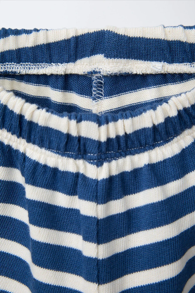 KNIT STRIPE PANTS