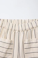 STRIPED BAGGY PANTS