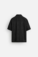 GEOMETRIC JACQUARD SHIRT