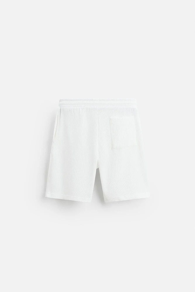 BERMUDA RELAXED FIT JACQUARD
