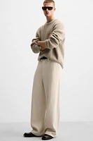 PANTALON COUPE LARGE EN VELOURS CÔTELÉ