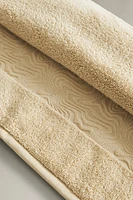 BATH TOWEL WITH MARBLE BORDER