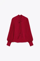 ZW COLLECTION TIE BLOUSE