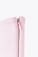 BALLOON STRAIGHT NECK MINI DRESS