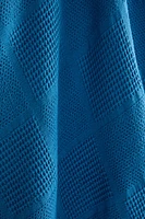 WAFFLE-KNIT COTTON KITCHEN TOWEL