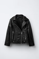 FAUX LEATHER JACKET