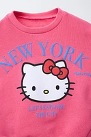 HELLO KITTY © SANRIO RIBBED SWEATSHIRT AND LEGGINGS SET