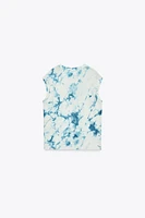 LINEN TIE-DYE T-SHIRT X FANGLU LIN