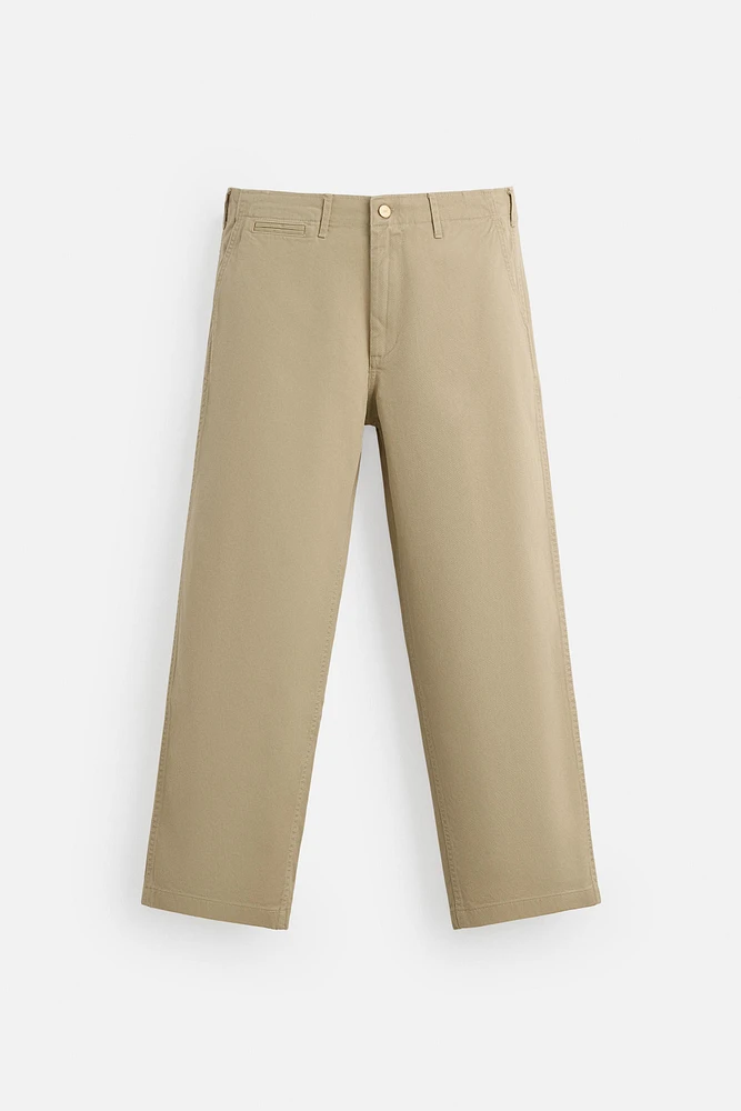 RELAXED FIT CHINO PANTS