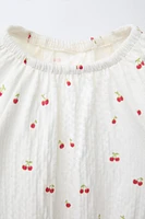 CHERRY PRINT BODYSUIT